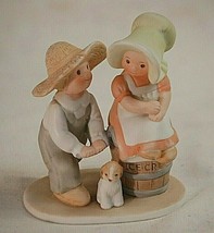 Circle of Friends Taste &amp; See The Lord is Good Bisque Figurine Masterpiece HOMCO - £17.11 GBP