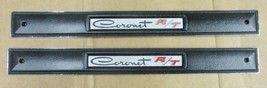 68 CORONET RT DOOR PANEL EMBLEMS -- OEM BEAUTIES!!! grill 1968 DODGE - £602.76 GBP