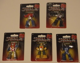 Transformers Mini Figures lot of 5 Optimus Prime Megatron Bumblebee Soundwave - £18.60 GBP