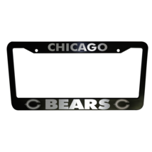 2 UNITS Chicago Bears Black Plastic License Plate Frame Truck Car Van - $21.59