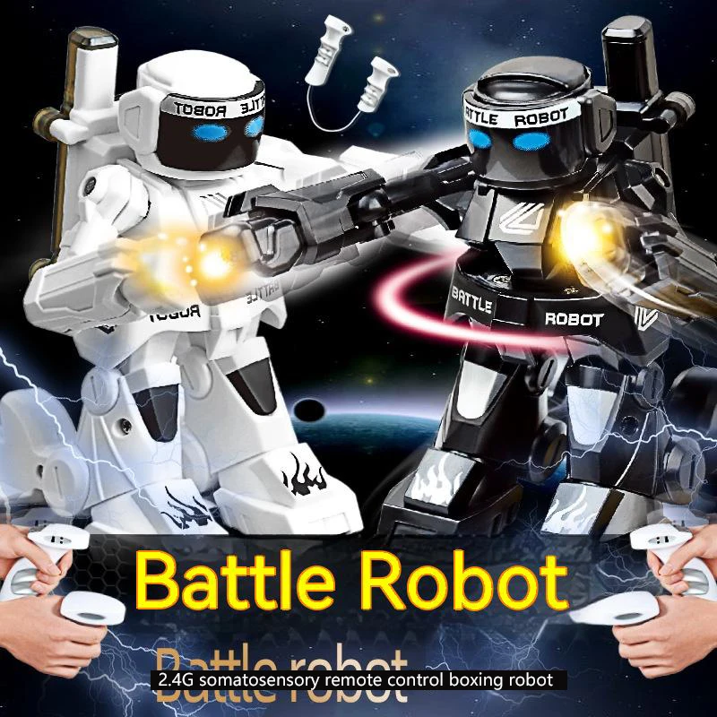 777-615 RC 2.4g Somatosensory Remote Control Boxing Robot Double Outdoor - £26.15 GBP