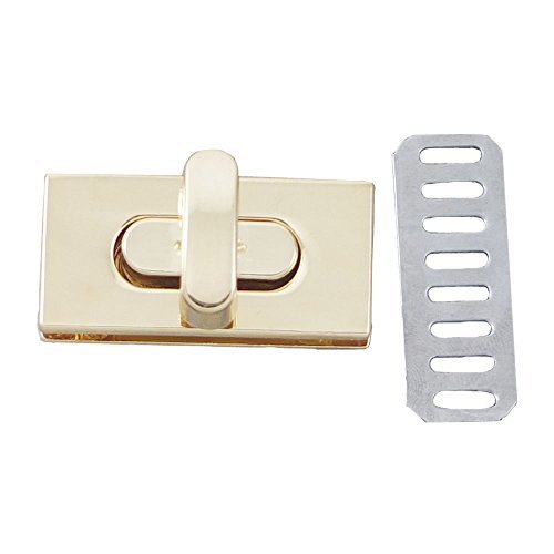 Bluemoona 5 PCS - Turn Button Latch Closure For Catch Tuck Leather Purse Bag Han