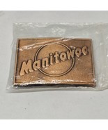 Manitowoc Crane Grove National Shuttlelift Potain Vintage Belt Buckle Br... - $99.95