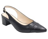 Charter Club Women Pointed Toe Slingback Heels Bryann Size US 5M Black C... - $31.68