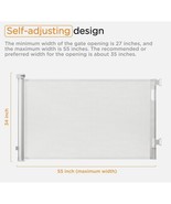 Kub Retractable Safety Gate – 34″ Tall, Extends to 55″ - Mesh Baby/Pet G... - $49.50