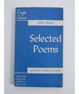 John Keats Selected Poems 1950,Paperback Book, Good Condition - £3.13 GBP