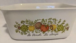 Vintage Corning ware Spice of Life Centura Retired 1.5QT Rectangle Casserole Pan - £15.85 GBP