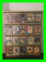 Unique Brett Favre Card Collection 20 Cards In Individual Hard Cases And Framed  - £98.91 GBP