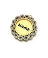 14K Yellow Gold Over Mens Customize 2.00 CT VVS1 Diamond Charm Pendant - $154.03
