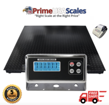 Prime OP-916 60&quot;x60&quot; Floor Scale 1,000 lb x .2lb &amp; Printer with 5 YR War... - £816.80 GBP