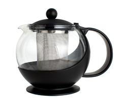 25 oz. Tempered Glass Tea Pot Infuser with Stainless Steel Basket - £17.74 GBP