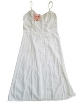 Vintage Lana Joyce Lingerie Shadow Panel Full Slip-New w/ Tags-SZ 36 Reg-Ivory - £31.56 GBP