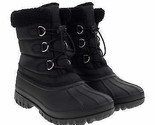 Chooka Ladies&#39; Size 8, Lace-Up Winter Snow Boot, Black - $34.99