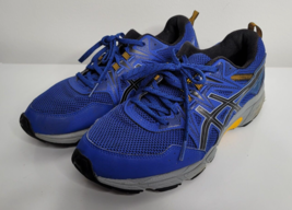 ASICS Mens Gel Venture 8 Sz 9 Running Athletic Shoes Sneaker 1011A824 Blue Black - £23.52 GBP