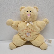 2003 Kids Preferred Yellow Star-Shaped Teddy Bear Soft Plush Sweet Dreams 11&quot; - £55.31 GBP