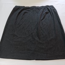 Back Zipper Women&#39;s Gray Skirt With Stripes Plus Size 22W Measured Waist 42 - €4,14 EUR