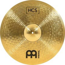 Meinl 20&quot; Ride Cymbal - HCS Traditional Finish Brass for Drum Set, Made in - £98.31 GBP