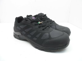DAKOTA Women&#39;s &quot;Lightning&quot; Aluminium Toe Comp Plate Work Shoes Black 9.5M - £25.61 GBP