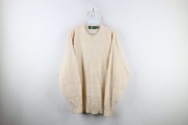 Vintage 90s Streetwear Mens XL Striped Diamond Cotton Knit Cosby Dad Sweater USA - £51.64 GBP