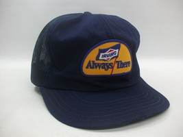 Irving Always There Patch Hat Vintage Blue Snapback Trucker Cap - £24.10 GBP
