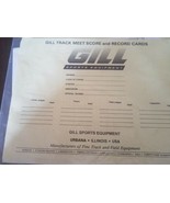 Gill Track Meet Score and Record Cards - £23.27 GBP