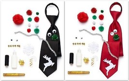 Ugly Christmas Tie DIY Make Your Own Kit American Traditions Noel Collection - £9.40 GBP