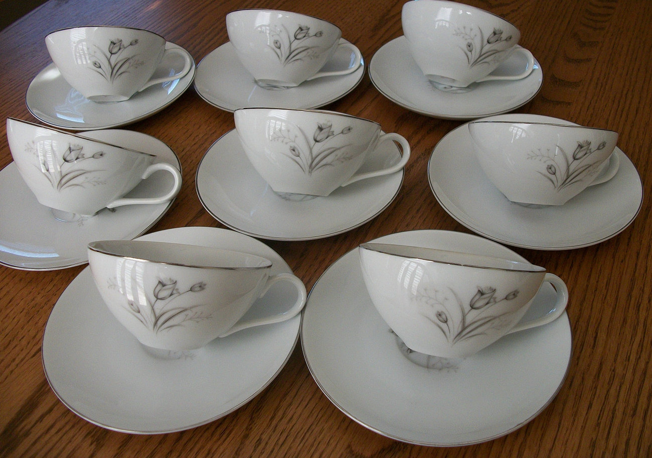 Vintage Cups and Saucers  - $18.00
