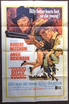 *YOUNG BILLY YOUNG (1969) Robert Mitchum &amp; Angie Dickinson Western One-S... - $195.00