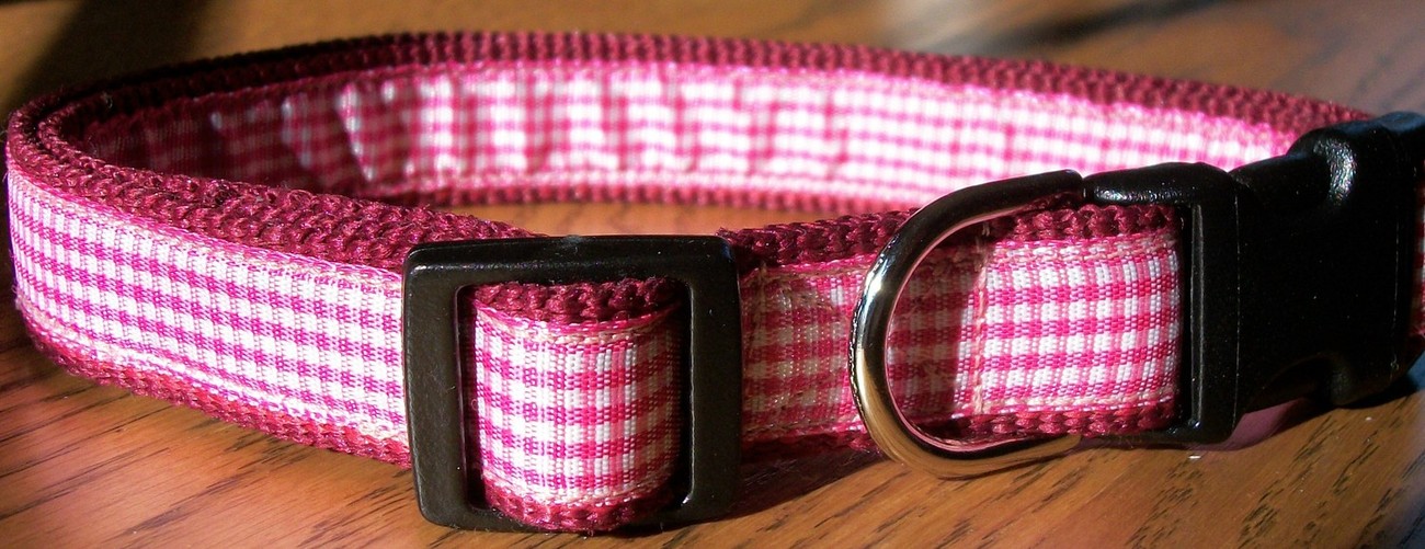 Dog Collar Adjustable Pink - $15.00