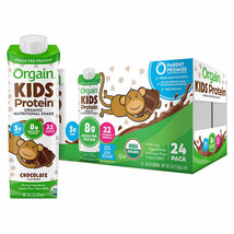 Orgain USDA Organic Kids Nutritional Protein Shake, Chocolate, 8 fl oz, ... - £196.59 GBP