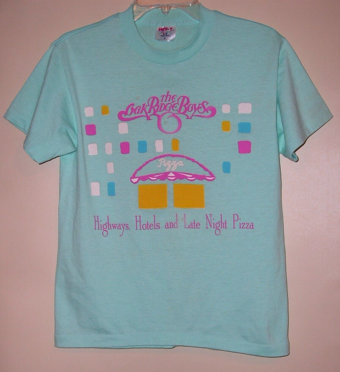 Oak Ridge Boys Concert Tour T Shirt Vintage Highways Hotels Single Stitc... - $59.99