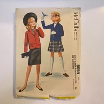McCalls 6064 Sewing Pattern Size 7 Bust 25 Blazer Skirt 1961 Vintage - $7.87