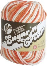 Lily Sugar&#39;n Cream Yarn - Ombres-Poppy - $12.24