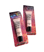 LA Colors Glow Now Liquid Skin Illuminator Highlighter Pink C42225 Lot of 2 - $22.38 CAD