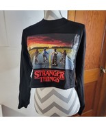 Womens Stranger Things Long sleeve Kint Crop top Size Med - £13.17 GBP