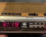 Vintage Clock Radio - GE Model 7-4624B AM/FM Digital Alarm Clock - Teste... - £19.71 GBP