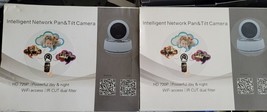 Camera Security Intelligent Network Pan &amp; Tilt Camera Include one alarm  2 pack - $29.50