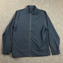 Travis Mathew Jacket Mens Large Blue Full Zip Lightweight Polyester Blend - $730.21 MXN