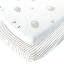 Pack And Play Sheets Fitted  Compatible With 4Moms Breeze Plus Playard &amp; Breeze  - £41.75 GBP
