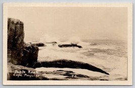 RPPC Table Rock Cape Porpoise Maine Real Photo Postcard H24 - £7.82 GBP