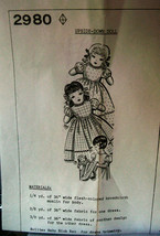 Vintage Pattern Copy 2980 Upside Down Doll (Topsy Turvey) - $6.99