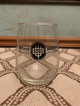 Vintage WICKED BARLEY Jacksonville, FL Logo Souvenir Stemless Ale Glass - $12.99