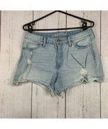 Universal Thread 12x31R Mid Rise Denim Shorts Girl - $91.20 MXN