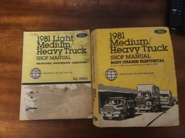 1981 Ford Medium Heavy Truck Service Repair Shop Manual Body Chassis Ele... - £11.89 GBP