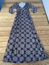 chris &amp; Carol NWOT women’s floral Tie Waist maxi dress size XS black S10 - £12.54 GBP