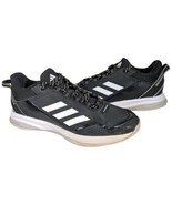 Adidas Turf Baseball Shoes ICON 7 Black Mens Size 7 - £44.63 GBP