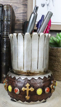 Western Vintage Vase With Colorful Beads Le Fleur Crosses Pen Holder Fig... - £14.32 GBP