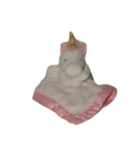 NWT Carters Plush Stuffed Animal Unicorn White Pink Soft Security Blanke... - £19.02 GBP