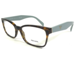 PRADA Eyeglasses Frames VPR 18T 2AU-1O1 Tortoise Blue Rectangular 53-16-140 - $130.68