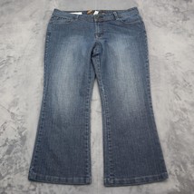 High Sierra Pants Womens 14 Blue Mid Rise 5 Pocket Design Boot Cut Jeans - £23.36 GBP